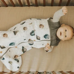 Cotton Muslin Quilted Sleep Bag - Planetary