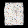 Cotton Muslin Quilted Throw - Christmas Time
