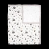 Cotton Muslin Quilted Throw - Cats and Cauldrons