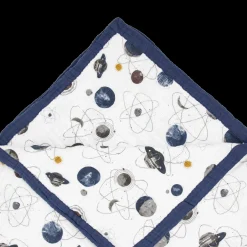 Cotton Muslin Quilted Throw - Planetary