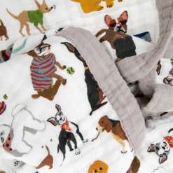 Cotton Muslin Quilted Throw - Woof