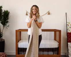 Cotton Muslin Quilted Throw - Planetary