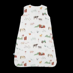Cotton Muslin Sleep Bag - Farmyard