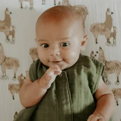 Cotton Muslin Sleep Bag - Fern
