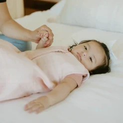 Cotton Muslin Sleep Bag - Rose Petal