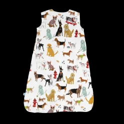Cotton Muslin Sleep Bag - Woof