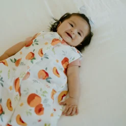 Cotton Muslin Sleep Bag - Georgia Peach