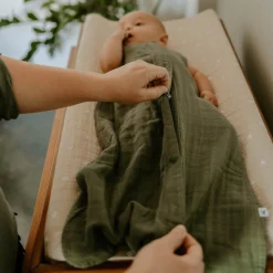 Cotton Muslin Sleep Bag - Fern
