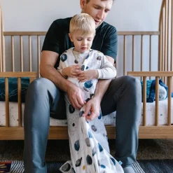 Cotton Muslin Sleep Bag - Planetary