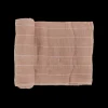 Cotton Muslin Swaddle Blanket - Mauve Stripe
