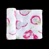 Cotton Muslin Swaddle Blanket - Pitaya
