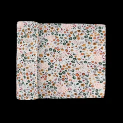 Cotton Muslin Swaddle Blanket - Pressed Petals