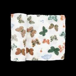 Cotton Muslin Swaddle Blanket - Butterflies