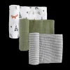 Cotton Muslin Swaddle Blanket 3 Pack - Forest Friends 2