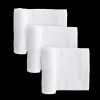 Cotton Muslin Swaddle Blanket 3 Pack - White