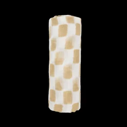 Cotton Muslin Swaddle Blanket - Adobe Checker