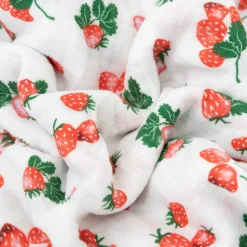 Cotton Muslin Swaddle Blanket 3 Pack - Berry Lemonade