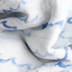 Cotton Muslin Swaddle Blanket 3 Pack - Shark 2