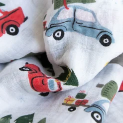 Cotton Muslin Swaddle Blanket 3 Pack - Holiday Haul