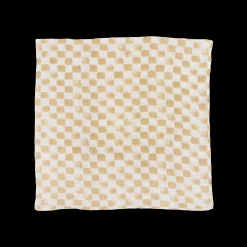 Cotton Muslin Swaddle Blanket - Adobe Checker