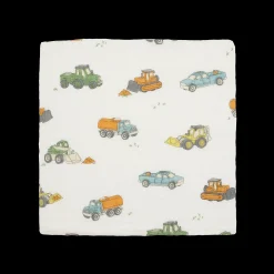Cotton Muslin Swaddle Blanket 3 Pack - Work Trucks