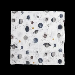 Cotton Muslin Swaddle Blanket - Planetary