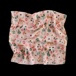 Cotton Muslin Swaddle Blanket - Vintage Floral