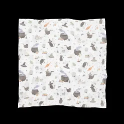 Cotton Muslin Swaddle Blanket - Cats and Cauldrons