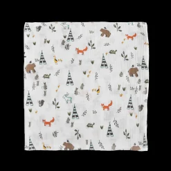 Cotton Muslin Swaddle Blanket 3 Pack - Forest Friends 2