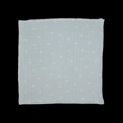 Cotton Muslin Swaddle Blanket - Blue Rainbow