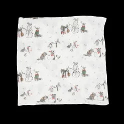 Cotton Muslin Swaddle Blanket 3 Pack - Snow Day