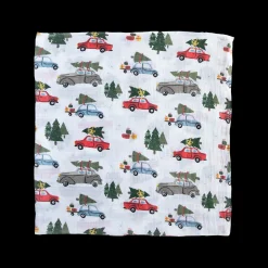 Cotton Muslin Swaddle Blanket 3 Pack - Holiday Haul