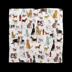 Cotton Muslin Swaddle Blanket 3 Pack - Woof