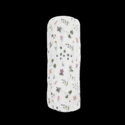 Cotton Muslin Swaddle Blanket - Garden Bees