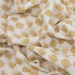 Cotton Muslin Swaddle Blanket - Adobe Checker
