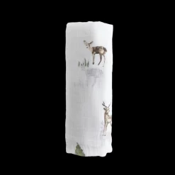 Cotton Muslin Swaddle Blanket - Oh Deer!