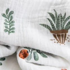 Cotton Muslin Swaddle Blanket 3 Pack - Bison