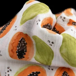 Cotton Muslin Swaddle Blanket 3 Pack - Tropical Fruit