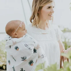 Cotton Muslin Swaddle Blanket - Prickle Pots