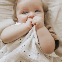 Cotton Muslin Swaddle Blanket - Shooting Stars