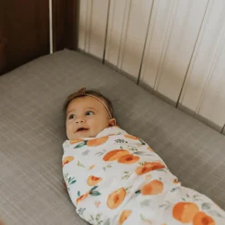 Cotton Muslin Swaddle Blanket - Georgia Peach
