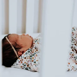 Cotton Muslin Swaddle Blanket - Pressed Petals