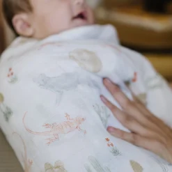 Cotton Muslin Swaddle Blanket - Desert Night