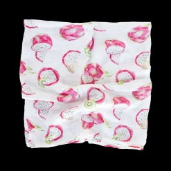 Cotton Muslin Swaddle Blanket 3 Pack - Tropical Fruit