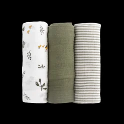 Cotton Muslin Swaddle Blanket 3 Pack - Forest Friends 2