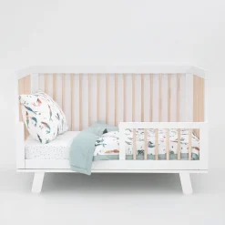 Cotton Muslin Toddler Bedding 3 Piece Set - Mermaid Party
