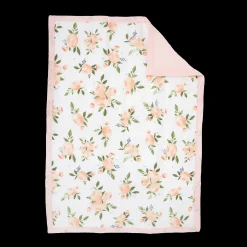 Cotton Muslin Toddler Bedding 3 Piece Set - Watercolor Roses Grande
