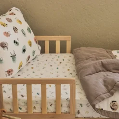 Cotton Muslin Toddler Bedding 3 Piece Set - Watercolor Critters