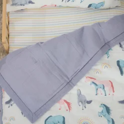 Cotton Muslin Toddler Bedding 3 Piece Set - Unicorns