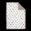 Cotton Muslin Toddler Comforter - Watercolor Critters